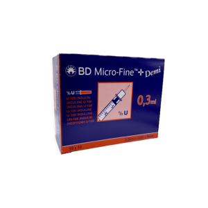 BD Microfine 0.3ml 30G 8ml Needle Box