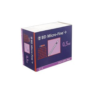 BD Micro Fine Plus 0.5ml Needle U100 30G 8mm x 100