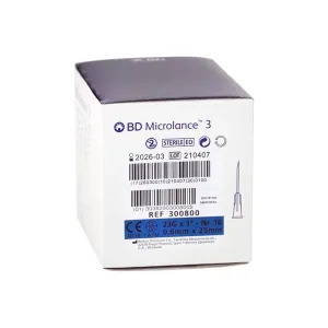 BD Microlance Needles Blue 23g x 30mm (1.1:4'') Box